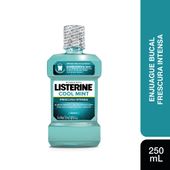 Enjuague Bucal LISTERINE COOL MINT frescura intensa x 250 ml