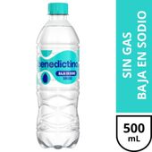 AGUA SIN GAS BENEDICTINO 500