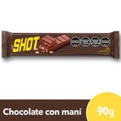 Chocolate SHOT con maní 90g