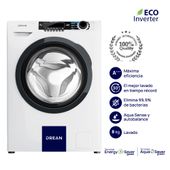LAVARROPAS DREAN CARGA FRONTAL  8K 1400RPM BLANCO INVERTER