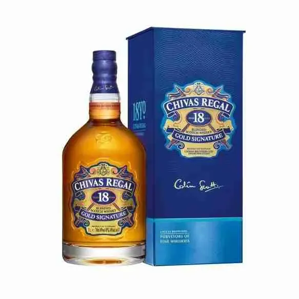 WHISKY CHIVAS 18A 700ML frontal