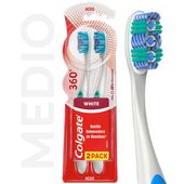 Cepillo Colgate 360 Luminous White Medio