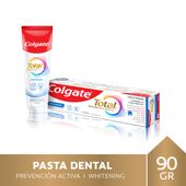 Pasta Dental Colgate Total Whitening con Flúor 90 G