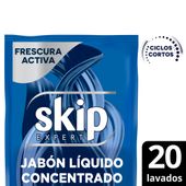 Jabón Líquido Concentrado SKIP para Ciclo Corto Frescura Activa Doypack 800 ml