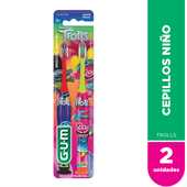 Cepillo Dental Gum Kids Suave Trolls
