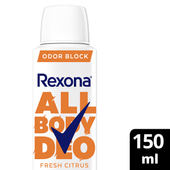 Desodorante en Aerosol para Todo el Cuerpo REXONA  All Body Deo Fresh Citrus 150ml