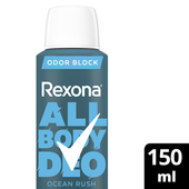 Desodorante en Aerosol para Todo el Cuerpo REXONA  All Body Deo Ocean Rush 150 ml