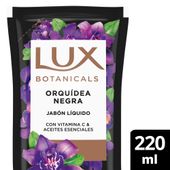 Jabón Líquido para Manos LUX  Botanicals Orquidea Negra 220 ml