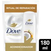 Acondicionador para el cabello DOVE  Ritual de Reparación Coco y Cúrcuma 180 ml Doypack