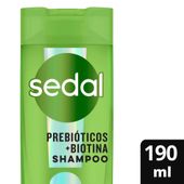 Shampoo  SEDAL  Prebióticos + Biotina  190 Ml