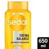 Acondicionador  SEDAL  Crema Balance Toque de Seda 650 Ml