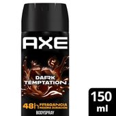 Desodorante en Aerosol  AXE  Dark Temptation  150 ml