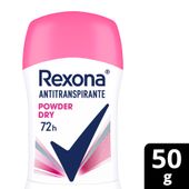 Desodorante  Antitranspirante REXONA  Powder Dry en Barra 50 g