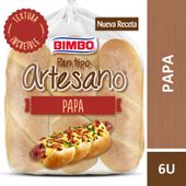 Pan de Pancho Papa Bimbo Artesano  6u